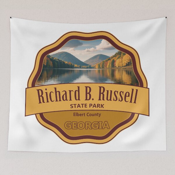 Item preview, Richard B. Russell State Park, Elbert County, Georgia designed and sold by Wanderful-roads.