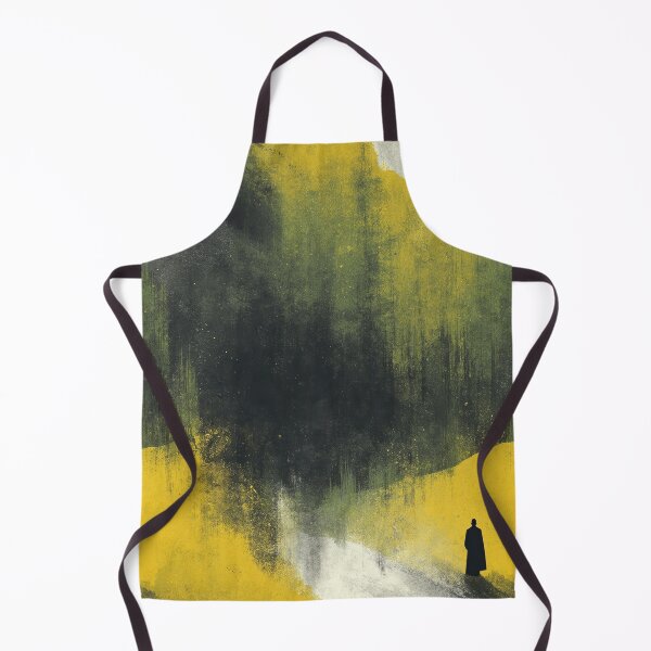 Item preview, Serene Monk Surrounded by Abstract Ink Movement designed and sold by Piotrek0001.