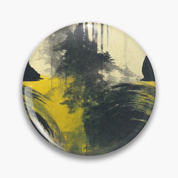 Item preview, Glowing Spirit Centered in Minimalist Ink Scene designed and sold by Piotrek0001.