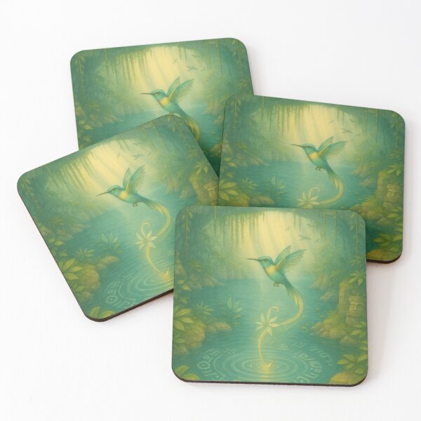 Item preview, Cenote Light & Hummingbird Flight designed and sold by mia-miranda.