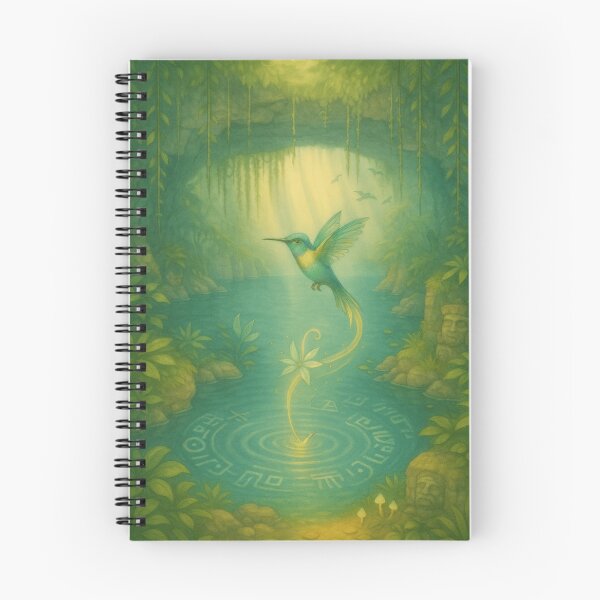 Item preview, Cenote Light & Hummingbird Flight designed and sold by mia-miranda.