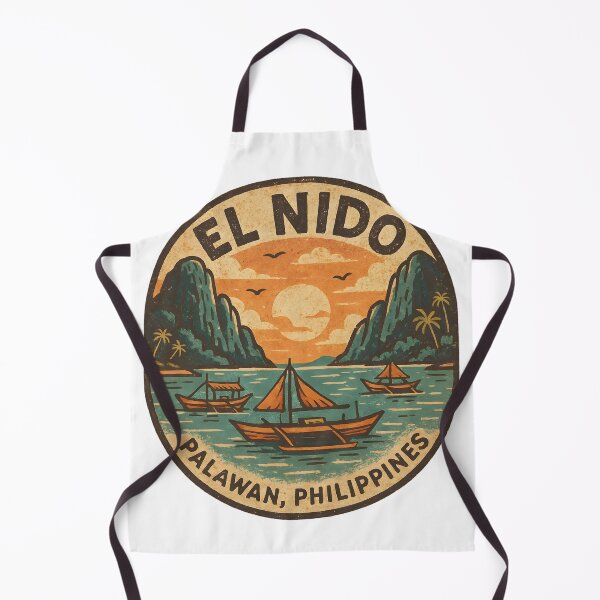 Item preview, El Nido Palawan Philippines vintage designed and sold by LoveLabDesign.