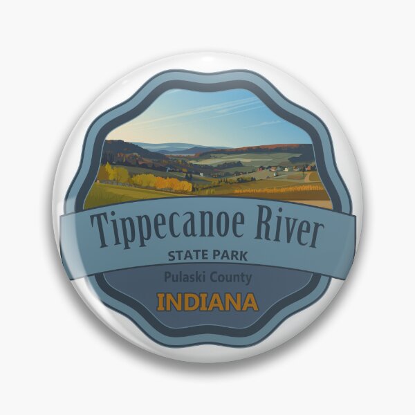 Item preview, Tippecanoe River State Park, Tippecanoe River, Indiana designed and sold by Wanderful-roads.