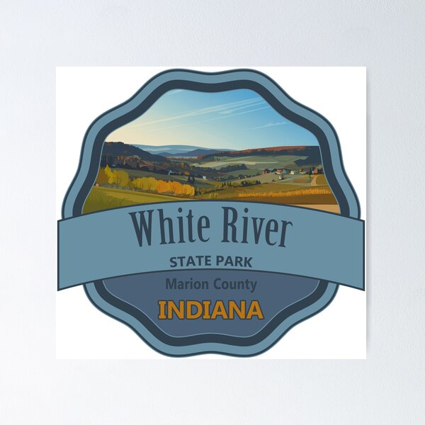 Item preview, White River State Park, White River, Indiana designed and sold by Wanderful-roads.