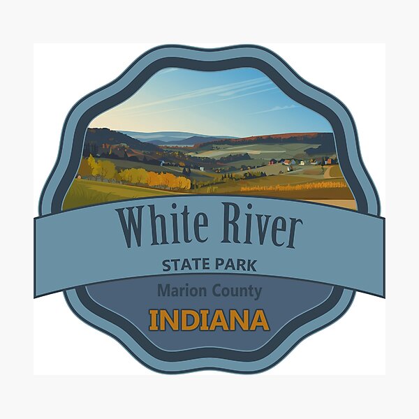 Item preview, White River State Park, White River, Indiana designed and sold by Wanderful-roads.