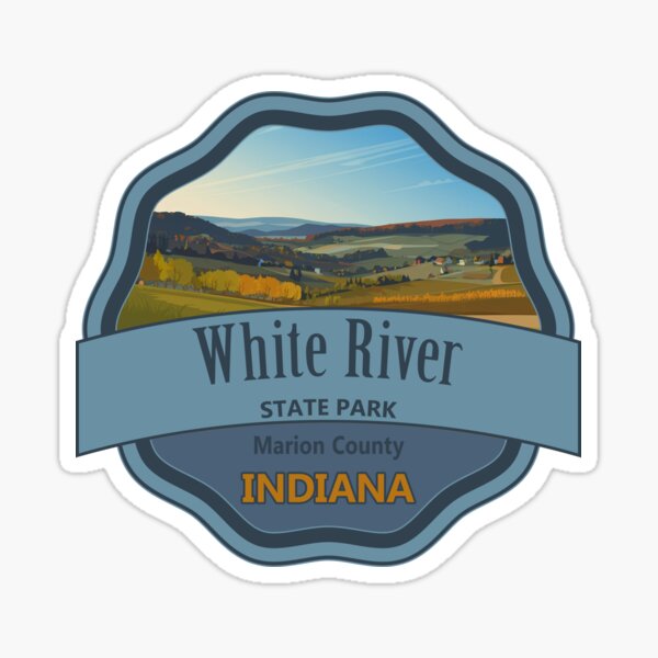 Item preview, White River State Park, White River, Indiana designed and sold by Wanderful-roads.