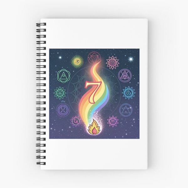 Item preview, Lucky number 7 witch chakras designed and sold by Lucky 777.