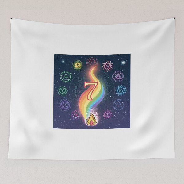 Item preview, Lucky number 7 witch chakras designed and sold by Lucky 777.