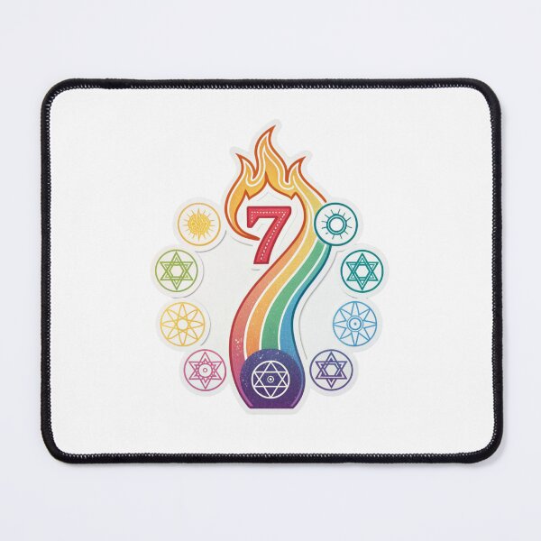 Item preview, Lucky number 7 witch chakras designed and sold by Lucky 777.
