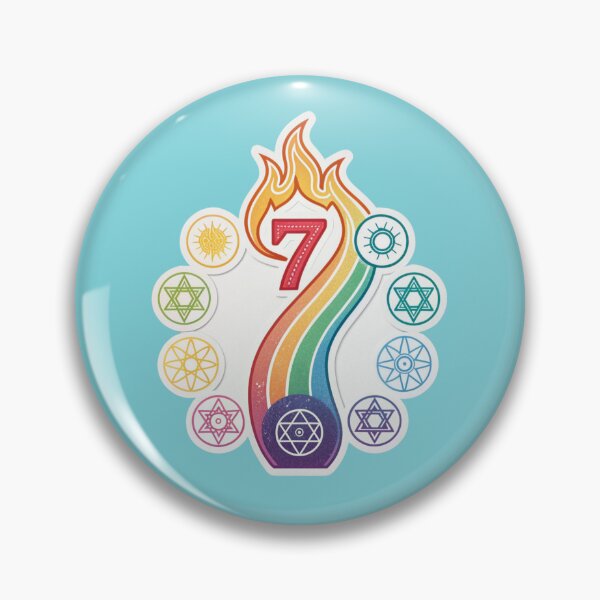 Item preview, Lucky number 7 witch chakras designed and sold by Lucky 777.