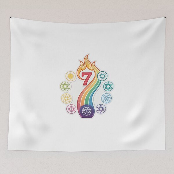 Item preview, Lucky number 7 witch chakras designed and sold by Lucky 777.
