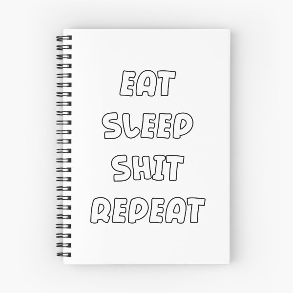 Item preview, Eat Shit Sleep Repeat typography design designed and sold by tonylau81.