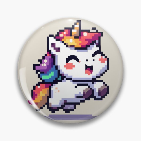 Item preview, Pixel unicorn designed and sold by By Nayla.