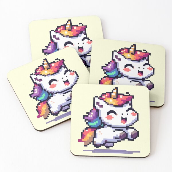 Item preview, Pixel unicorn designed and sold by By Nayla.