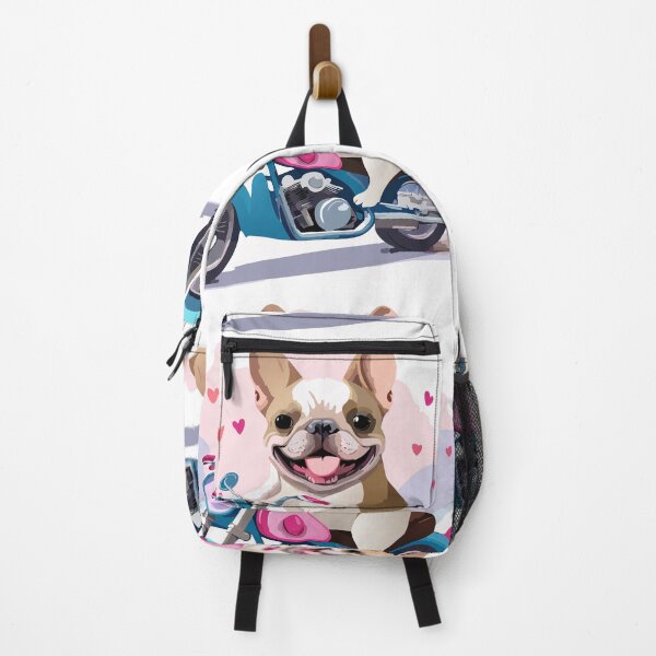 Item preview, Cute and Cool French Bulldog Biker designed and sold by Limmagin.