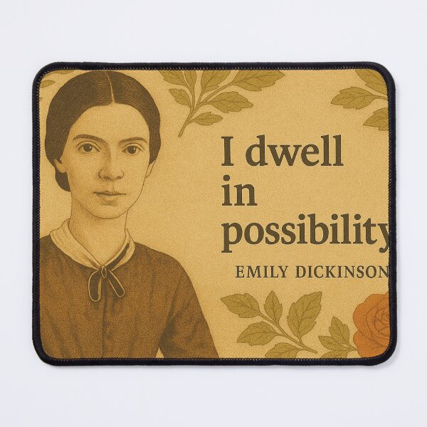 Item preview, I dwell in possibility, Emily Dickinson designed and sold by Mauswohn.