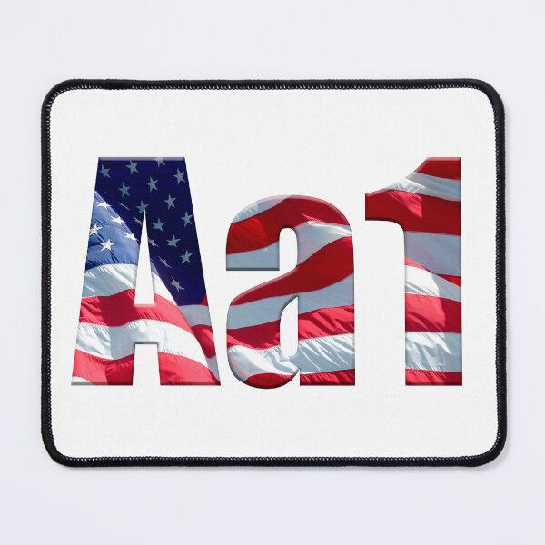 Item preview, Credit rating Aa1 with an overlay of the American Stars and Stripes flag designed and sold by funkyworm.