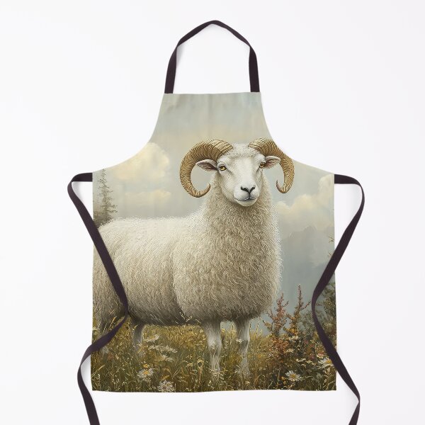 Item preview, White Sheep Ram designed and sold by thewandswant.