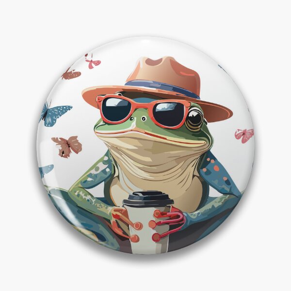 Item preview, Cool Holiday Frog with Style designed and sold by Limmagin.