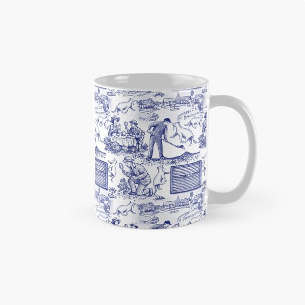 Item preview, Only Murder on Maple St - Toile De Jouy designed and sold by holu_designs.