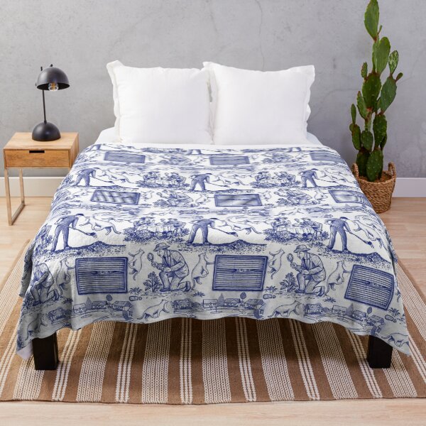 Item preview, Only Murder on Maple St - Toile De Jouy designed and sold by holu_designs.
