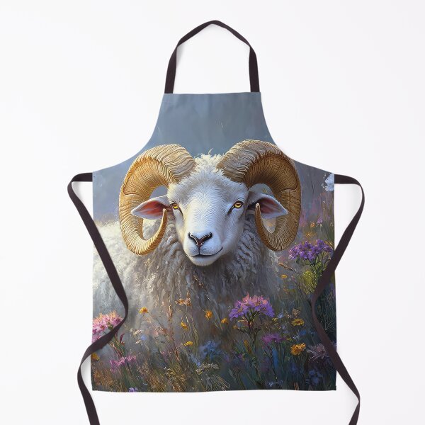 Item preview, White Sheep Ram designed and sold by thewandswant.