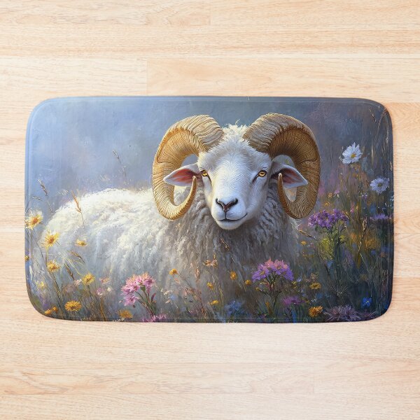 Item preview, White Sheep Ram designed and sold by thewandswant.
