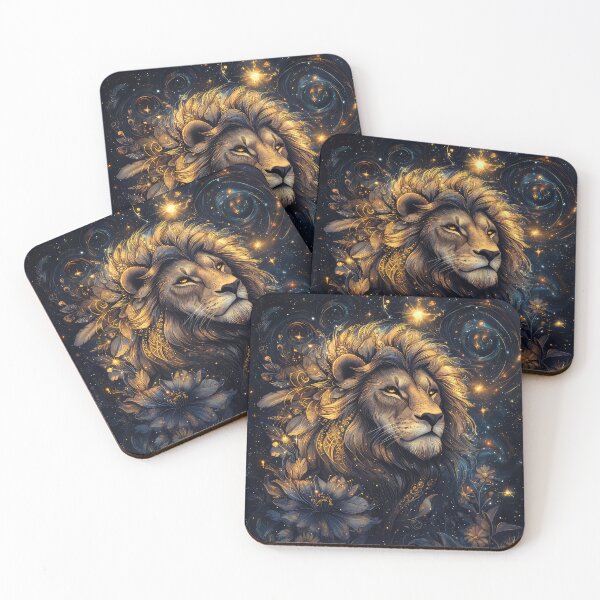 Item preview, Majestic Lion Stars Fire designed and sold by thewandswant.