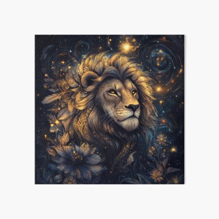 Item preview, Majestic Lion Stars Fire designed and sold by thewandswant.