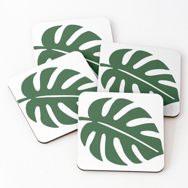 Item preview, Tropical monstera leaf illustration in green designed and sold by EchoOfSilence.