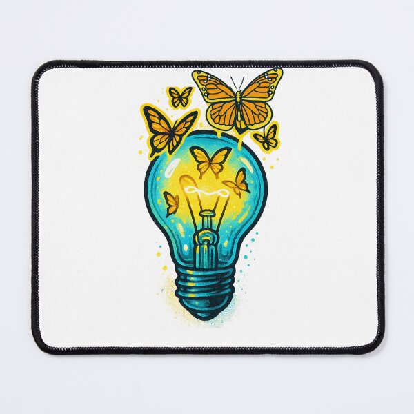 Item preview, Bright Ideas – Butterflies in a Light Bulb designed and sold by VIBE CRAFT STUDIO.