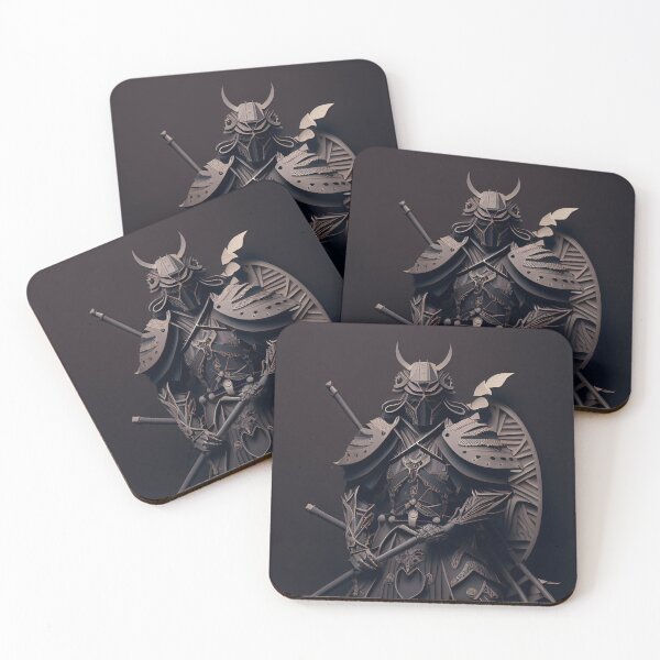 Item preview, Dark Samurai Warrior Art Print designed and sold by ShadowAndSlate.