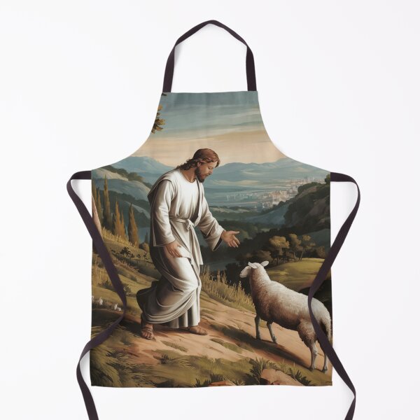 Item preview, "JESUS SHEEP. JESUS AND THE LOST SHEEP . JESUS WITH LAMB designed and sold by Obinne.