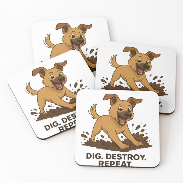 Item preview, Escape Artist in Training – Funny Cartoon Dog Design designed and sold by PettyWithPurpose.