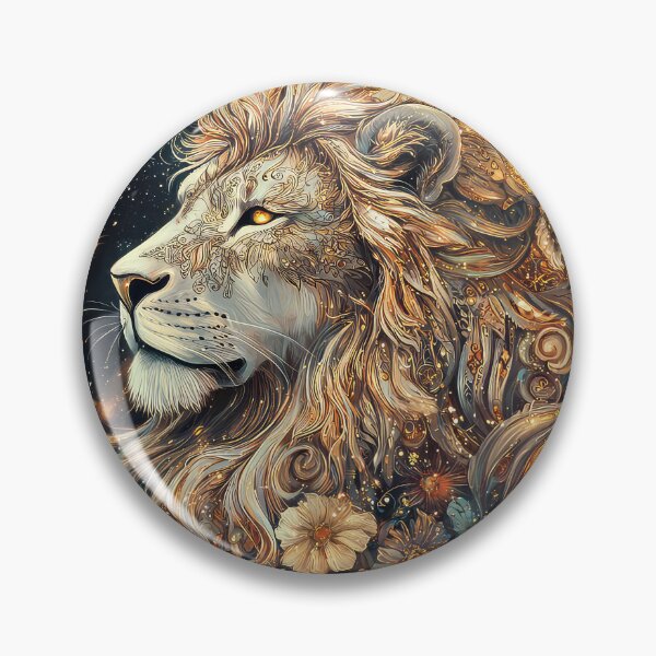 Item preview, Majestic Lion Stars Fire designed and sold by thewandswant.