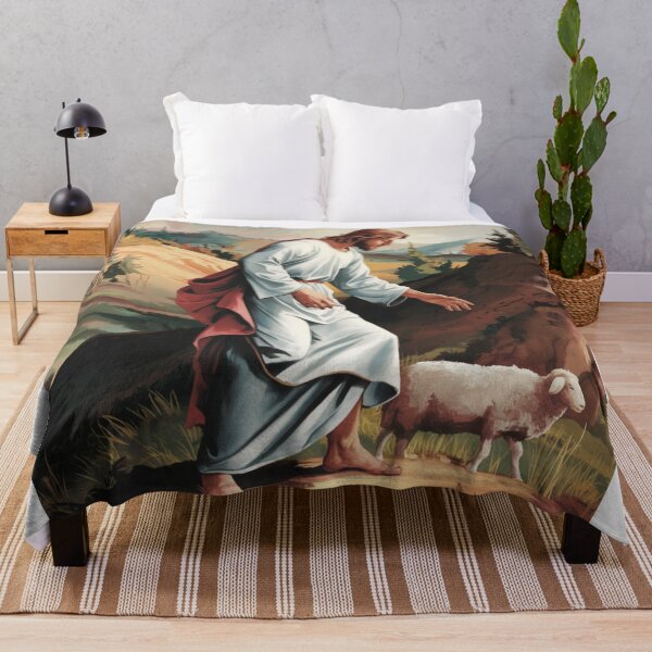 Item preview, "CHRIST SHEEP". JESUS LEAVING THE 99 TO FIND 1. JESUS WITH LAMB designed and sold by Obinne.