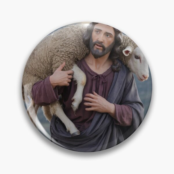 Item preview, CHRIST SHEEP .  JESUS WITH LAMB designed and sold by Obinne.