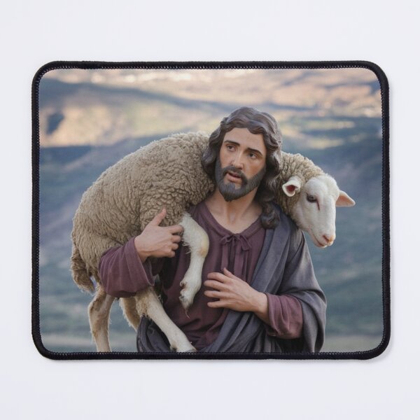 Item preview, CHRIST SHEEP . JESUS WITH LAMB designed and sold by Obinne.