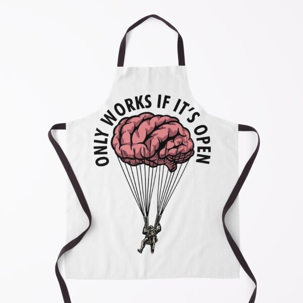Item preview, Open Mind Brain Parachute Inspirational Art designed and sold by DESIGN DIMENSION .