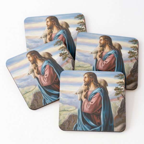 Item preview,  JESUS LEAVING THE 99 TO FIND 1. JESUS WITH LAMB designed and sold by Obinne.