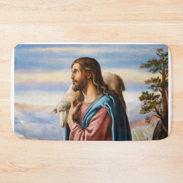 Item preview,  JESUS LEAVING THE 99 TO FIND 1. JESUS WITH LAMB designed and sold by Obinne.