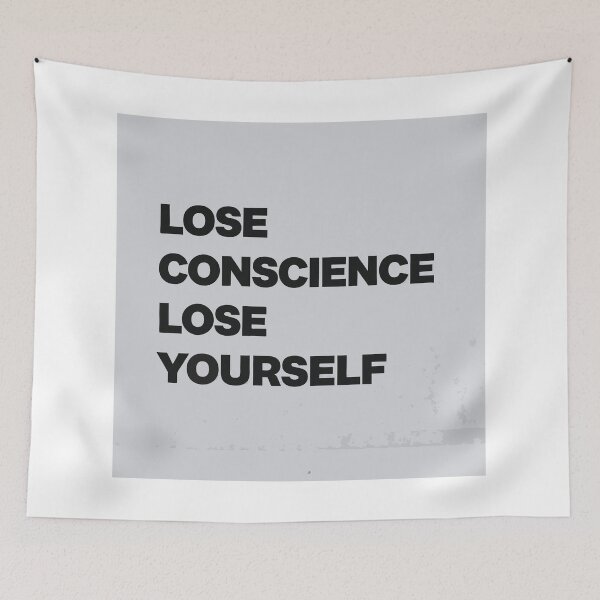 Item preview, Lose Conscience, Lose Yourself | Sacred Quote designed and sold by NovaProArt.