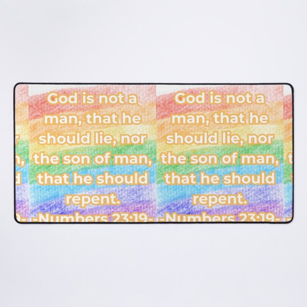 Item preview, God is not a man, that he should lie... - Numbers 23:19 designed and sold by skim3080.