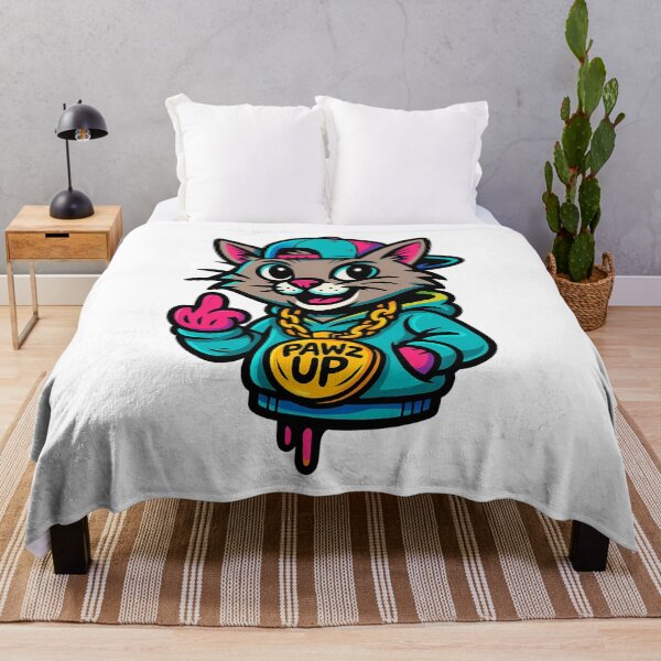 Item preview, Gangsta Cat – Pawz Up Street Style Attitude designed and sold by VIBE CRAFT STUDIO.