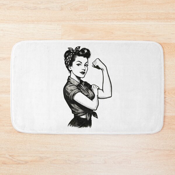 Item preview, Strength strong woman rockabilly style gift designed and sold by Pineapple-Tree.