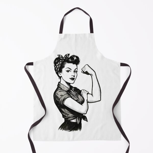 Item preview, Strength strong woman rockabilly style gift designed and sold by Pineapple-Tree.