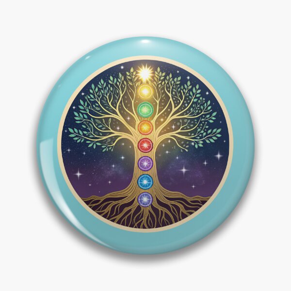 Item preview, Tree of life with chakra designed and sold by Lucky 777.