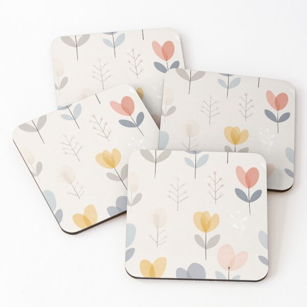Item preview, Folk Seed Pods and Flowers in Muted Tones designed and sold by Moisky Patterns.