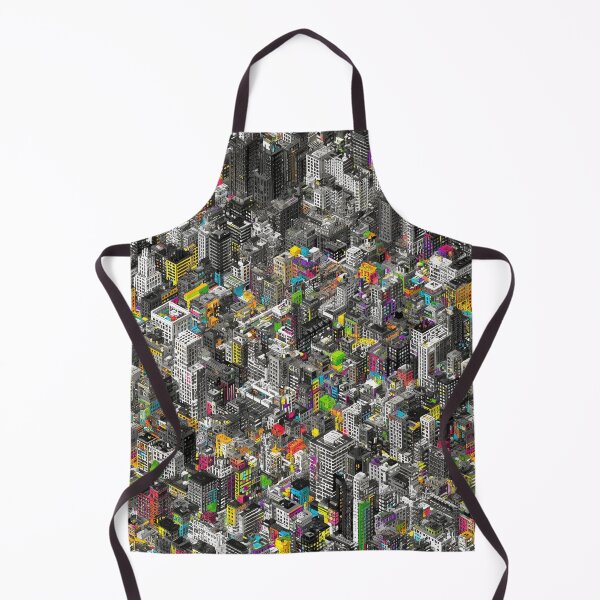 Item preview, Isometric Pixel City with a Colorful Twist designed and sold by Piotrek0001.