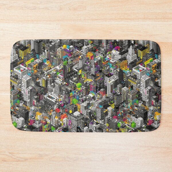 Item preview, Isometric Pixel City with a Colorful Twist designed and sold by Piotrek0001.